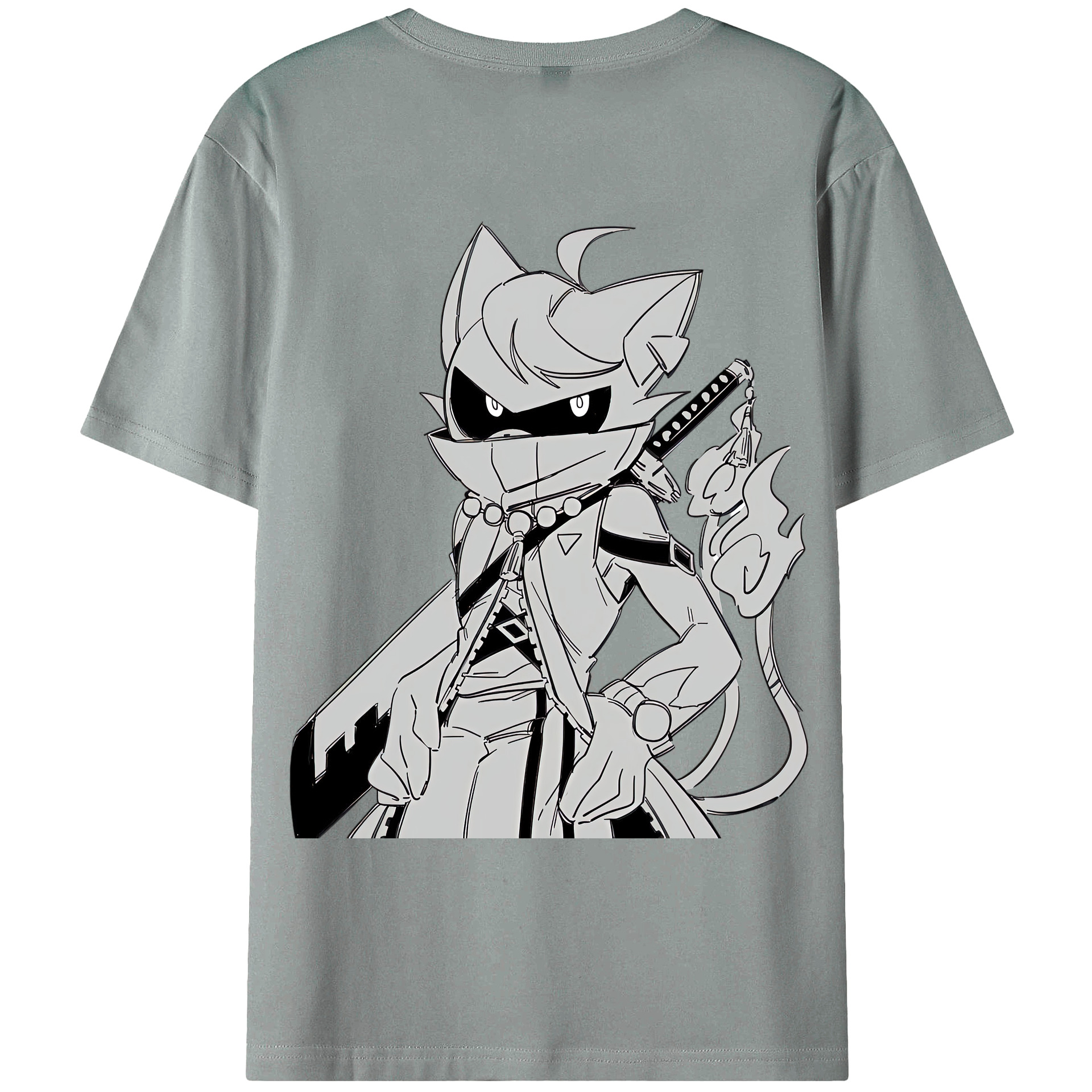 （画像用） 妖怪ウォッチ Yo-kai Watch 綿100％ メンズ半袖Tシャツ（バックプリント） 通気性